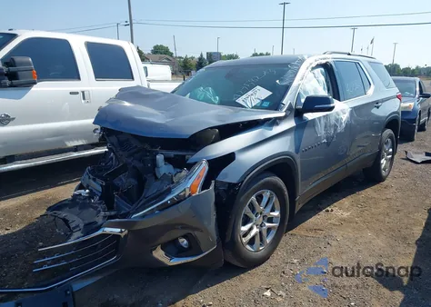 2021 Chevrolet Traverse Awd Lt Cloth из США, поврежденный, VIN 1GNEVGKW9MJ228040